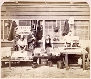 Finishing skivers demonstrating their techniques by English Photographer